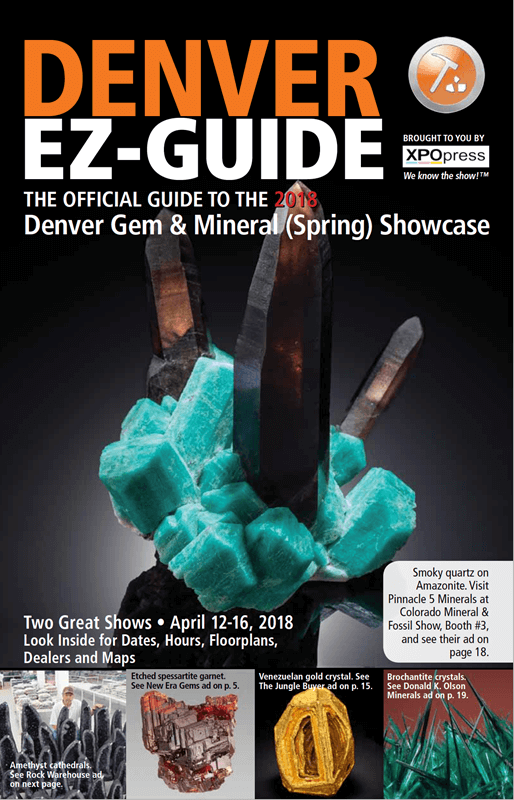 Welcome to the Denver Gem & Mineral (Spring) Showcase!