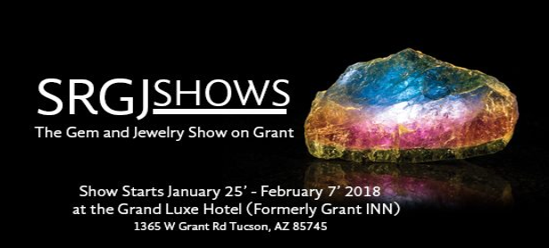 #TucsonGemShow  Silk Road Gem & Jewelry Show at the Grand Luxe Hotel (formerly the Grant Inn Show)
