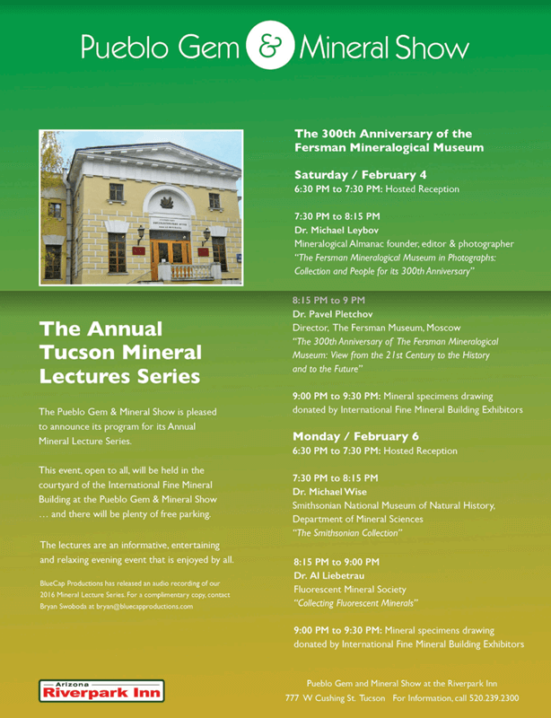 2017 Mineral Lecture Series at the Pueblo Gem & Mineral Show #RiverparkInn