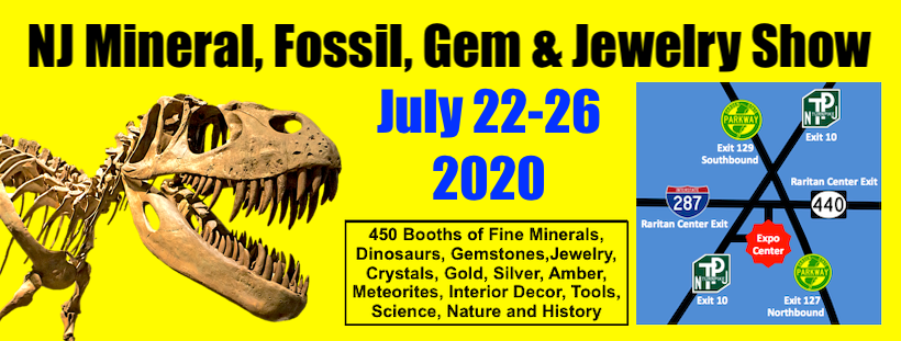 NEW Date: NJ Mineral, Fossil, Gem & Jewelry SHOW