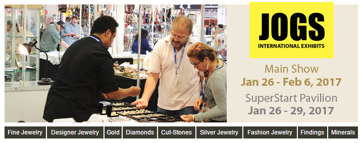 Vendors from 26 Countries Coming to the 2018 JOGS Gem and Jewelry Show, Jan 25 - Feb 5