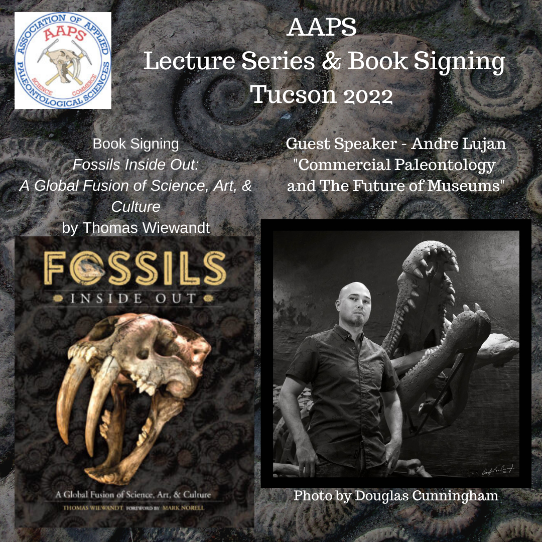 AAPS (Association of Applied Paleontological Sciences) Lecture & Book Signing Tucson 2022