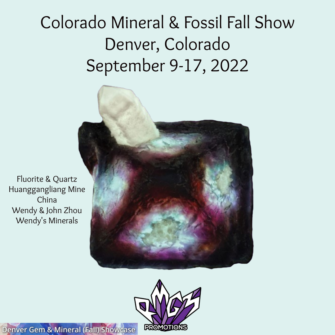 RMGM Promotions Coloraod Mineral & Fossil Fall Show 2022