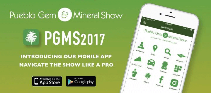 Pueblo Gem & Mineral Show New Mobile App