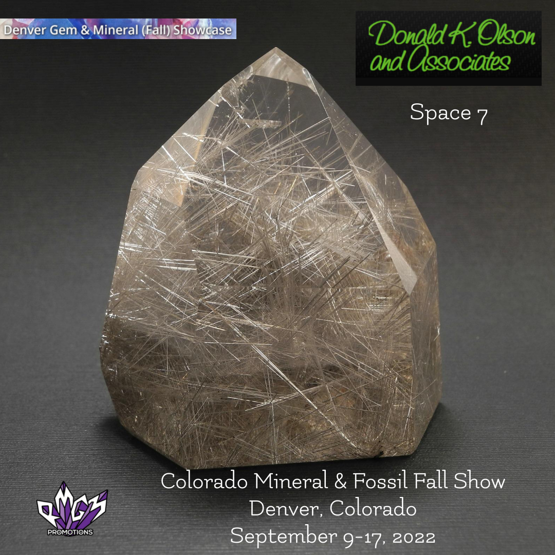 Donald K Olson & Associates at the Colorado Mineral & Fossil Fall Show 2022
