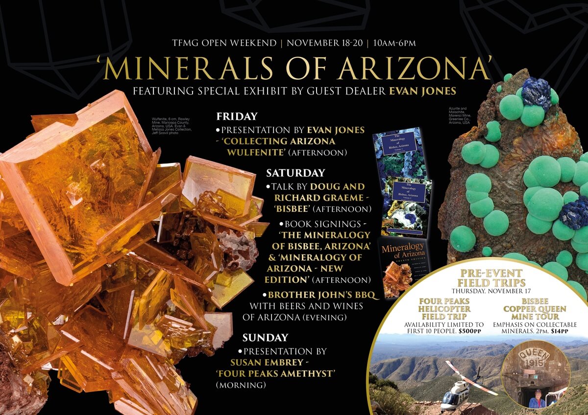 Tucson Fine Mineral Gallery November Open Weekend