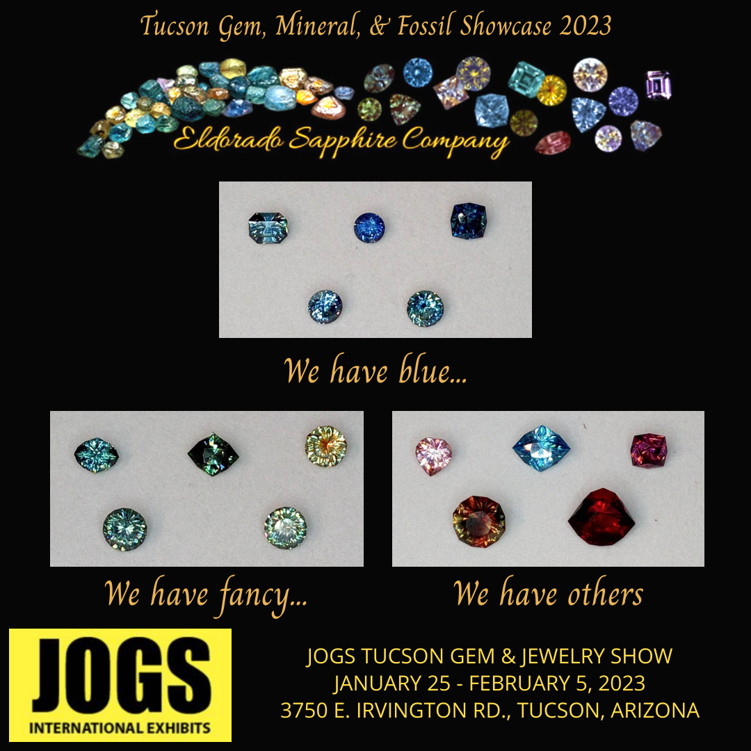 Eldorado Sapphire Co. at JOGS Tucson Gem & Jewelry Show 2023