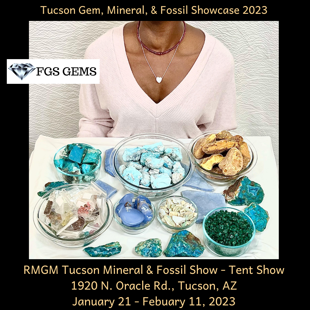 FGS Gems at the RMGM Tucson Mineral & Fossil Show 2023