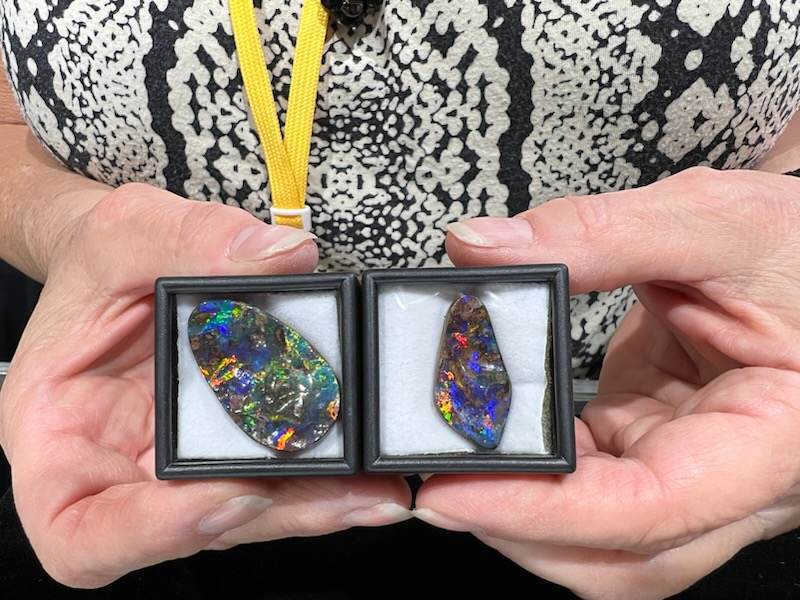 A&S Opals LLC at the 22nd Street Mineral, Fossil, Gem & Jewelry Show 2023