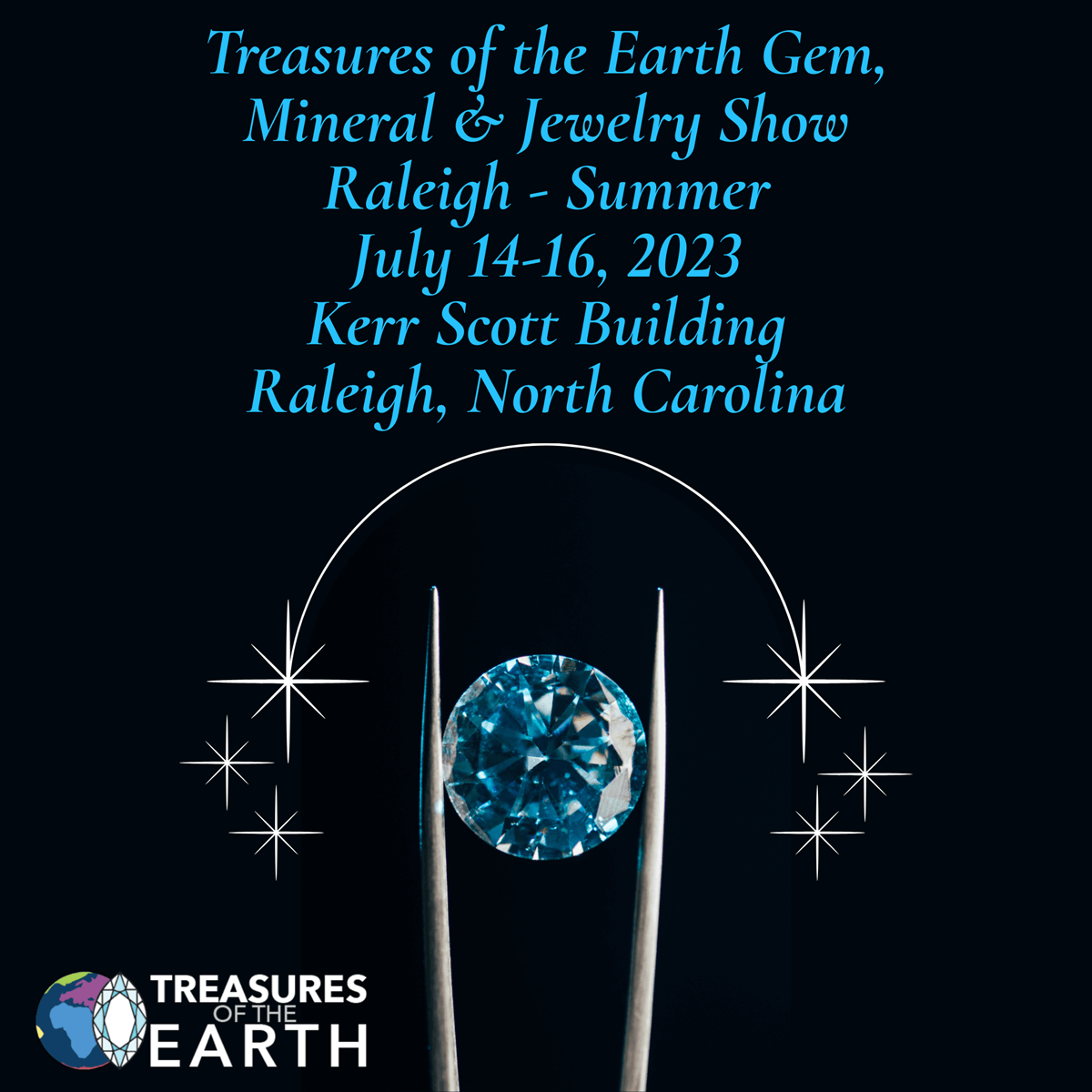 Treasures of the Earth Mineral & Jewelry Show - Raleigh - Summer 2023