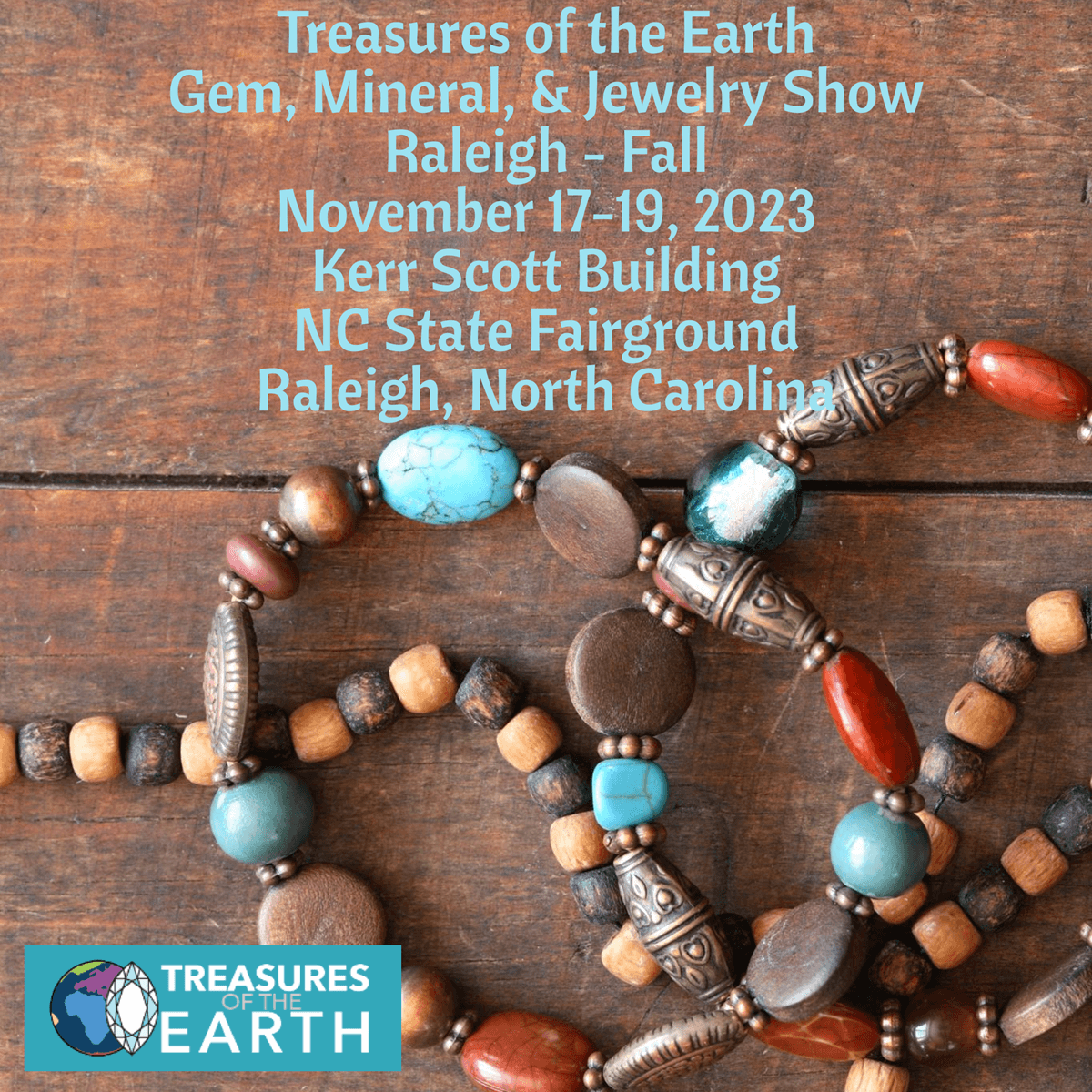 Treasures of the Earth Gem, Mineral, & Jewelry Show Raleigh Fall 2023