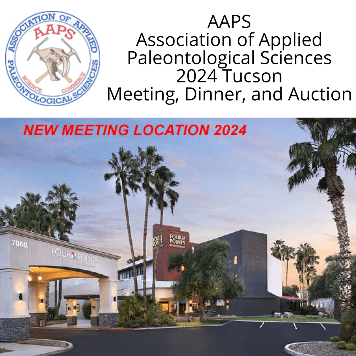 AAPS Tucson Meeting, Dinner, & Auction 2024