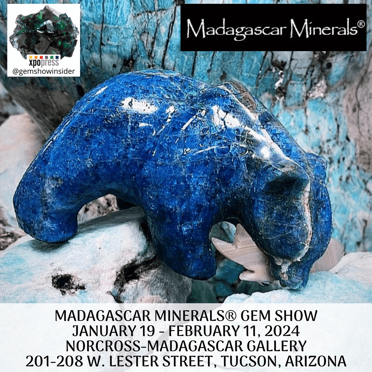 Madagascar Minerals® Gem Show  - Tucson 2024