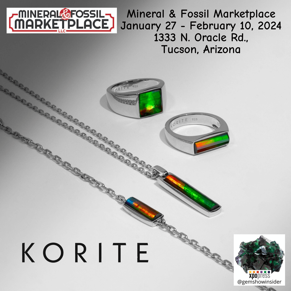 Mineral & Fossil Marketplace 2024 - Tucson