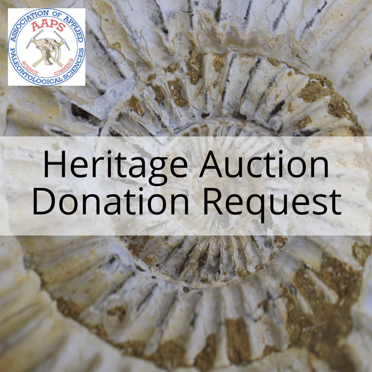 AAPS Heritage Auction Donation Request