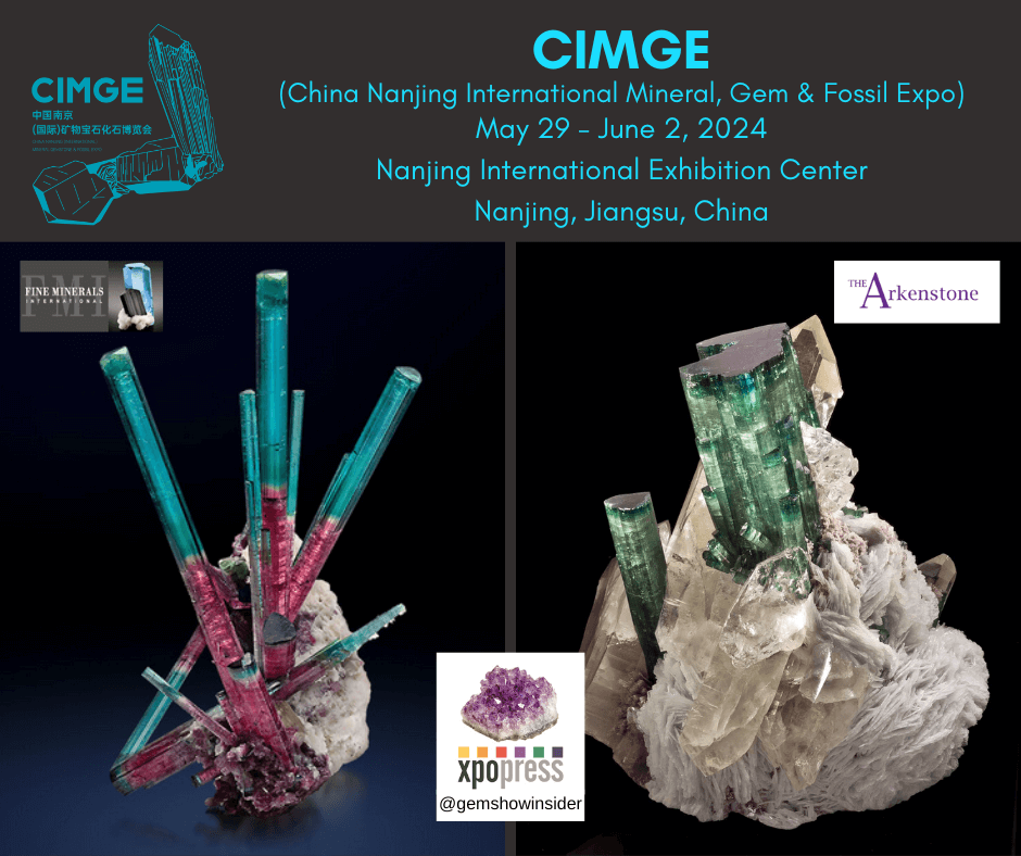 CIMGE (China nanjing international mineral, gem & fossil expo) 2024