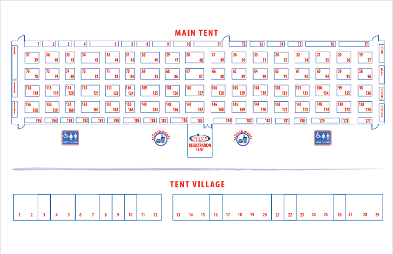 floorplan G&LW Gem Show Franklin - July