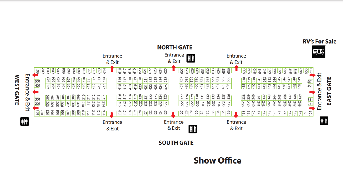 floorplan Quartzsite RV Show