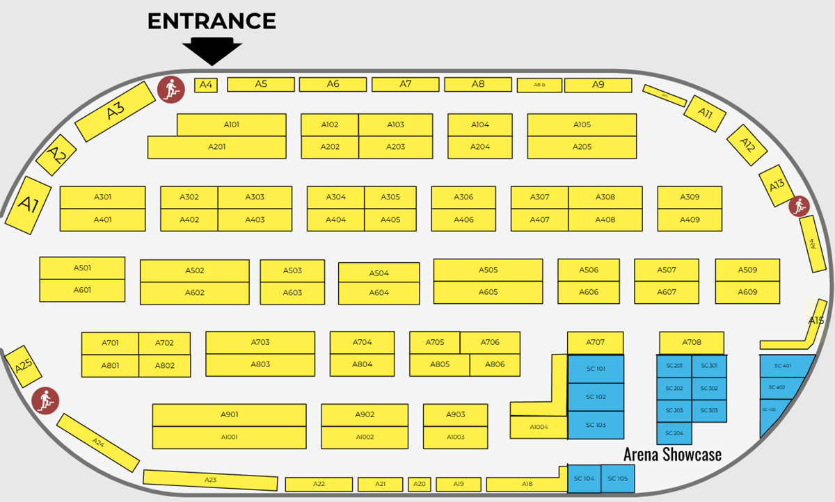 floorplan The Denver Gem Show at National Western Complex