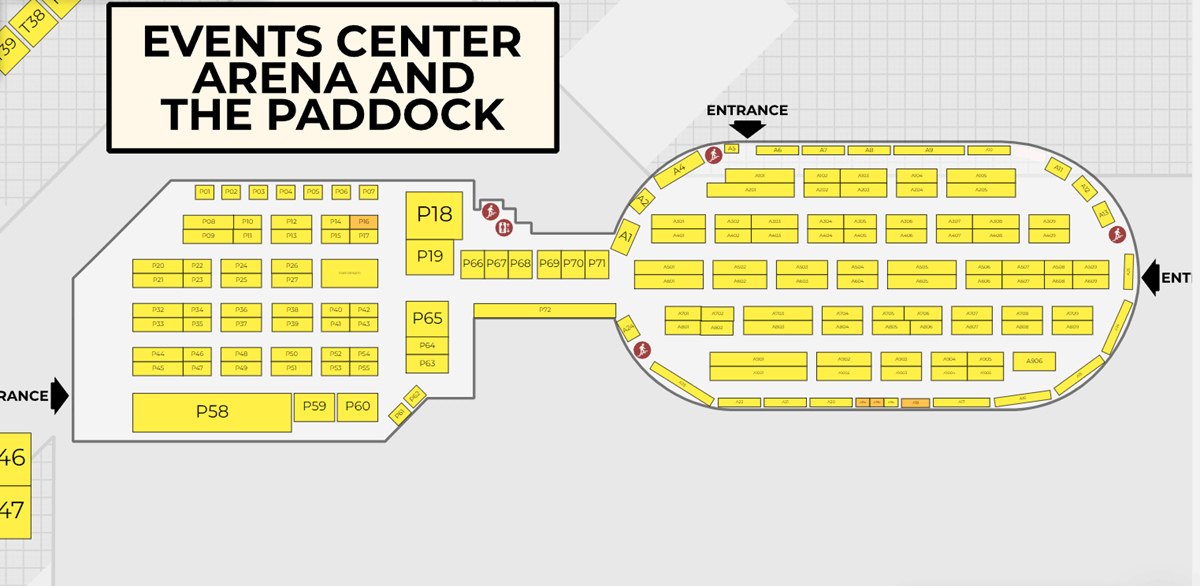 floorplan The Denver Gem Show at National Western Complex