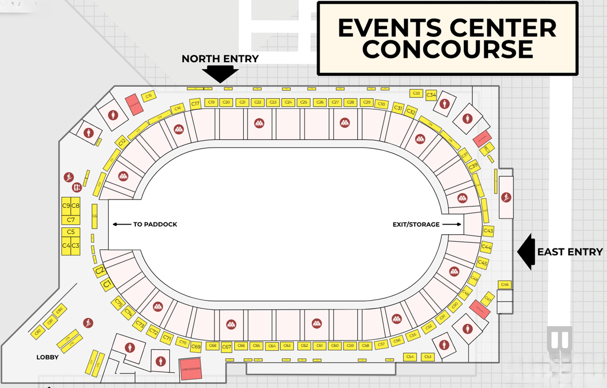 floorplan The Denver Gem Show at National Western Complex