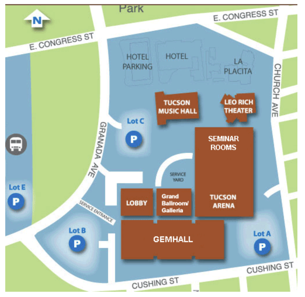 floorplan AGTA GemFair™ Tucson