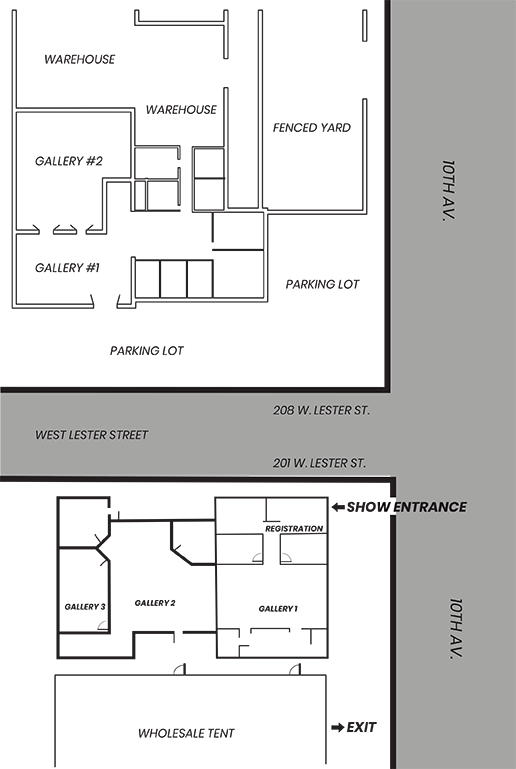 floorplan Madagascar Minerals® Gem Show