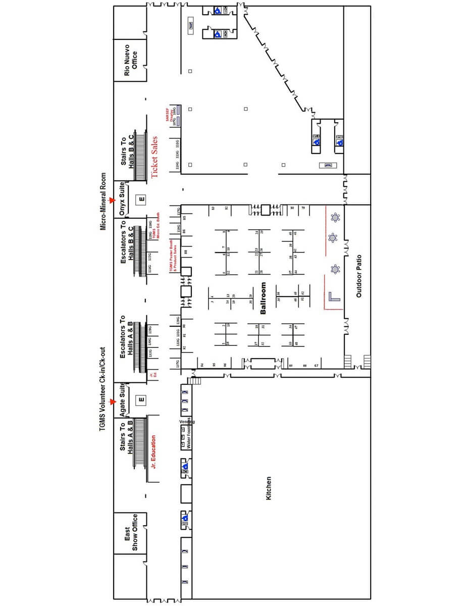 floorplan Tucson Gem & Mineral Show®