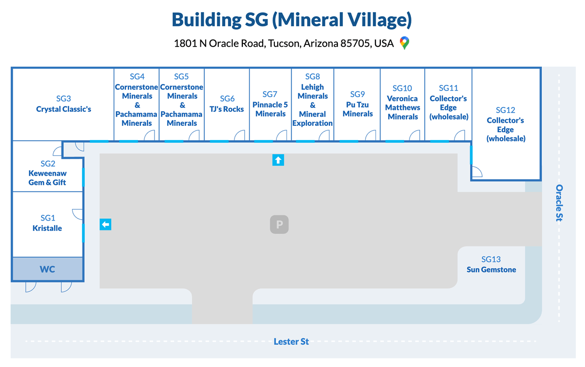 floorplan 1801 Oracle — Mineral Village Show