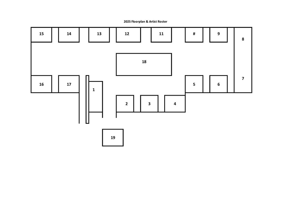 floorplan American Indian Arts & Collectibles