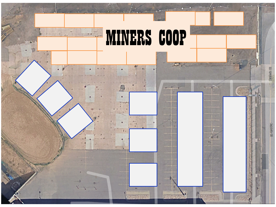 floorplan Miner's Co-Op Show