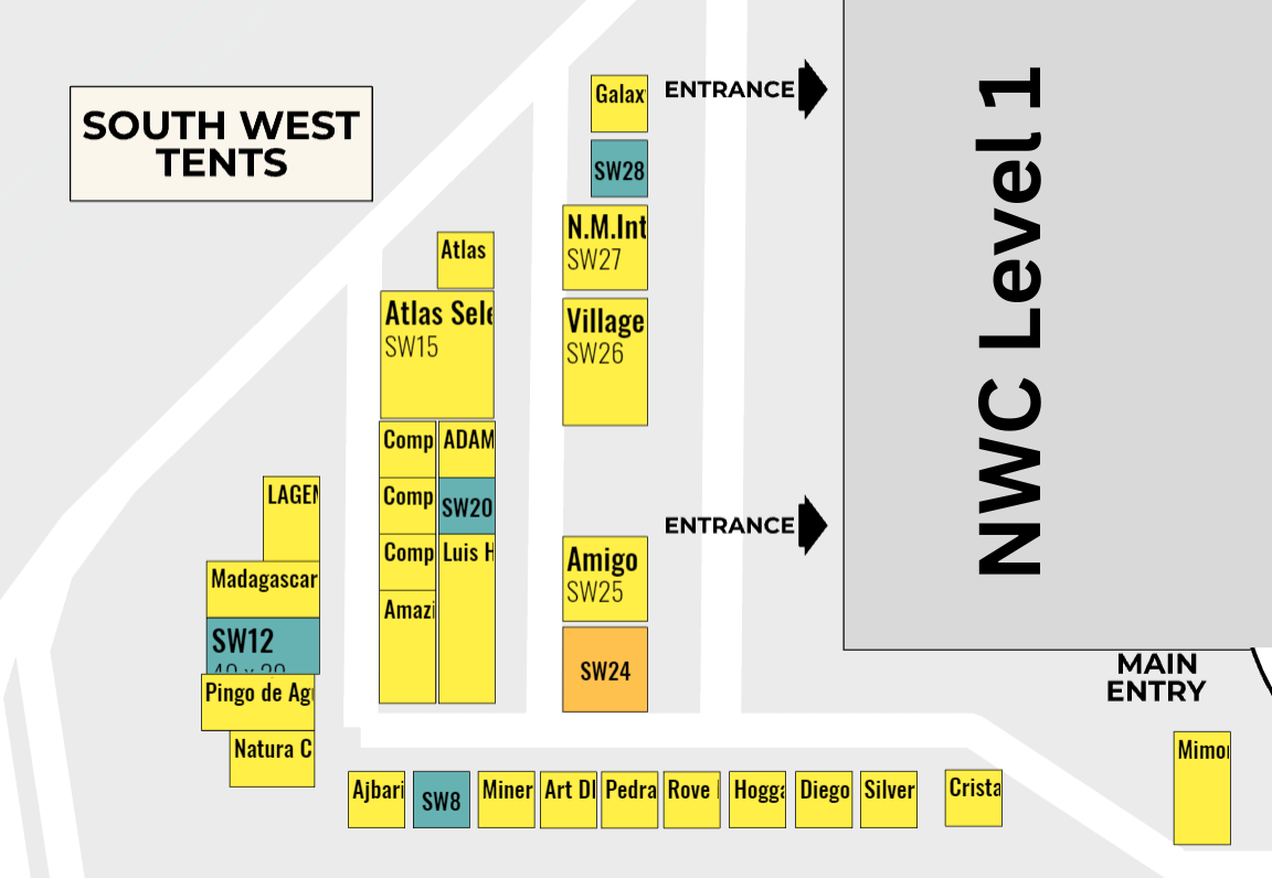 floorplan The Denver Gem Show at National Western Complex