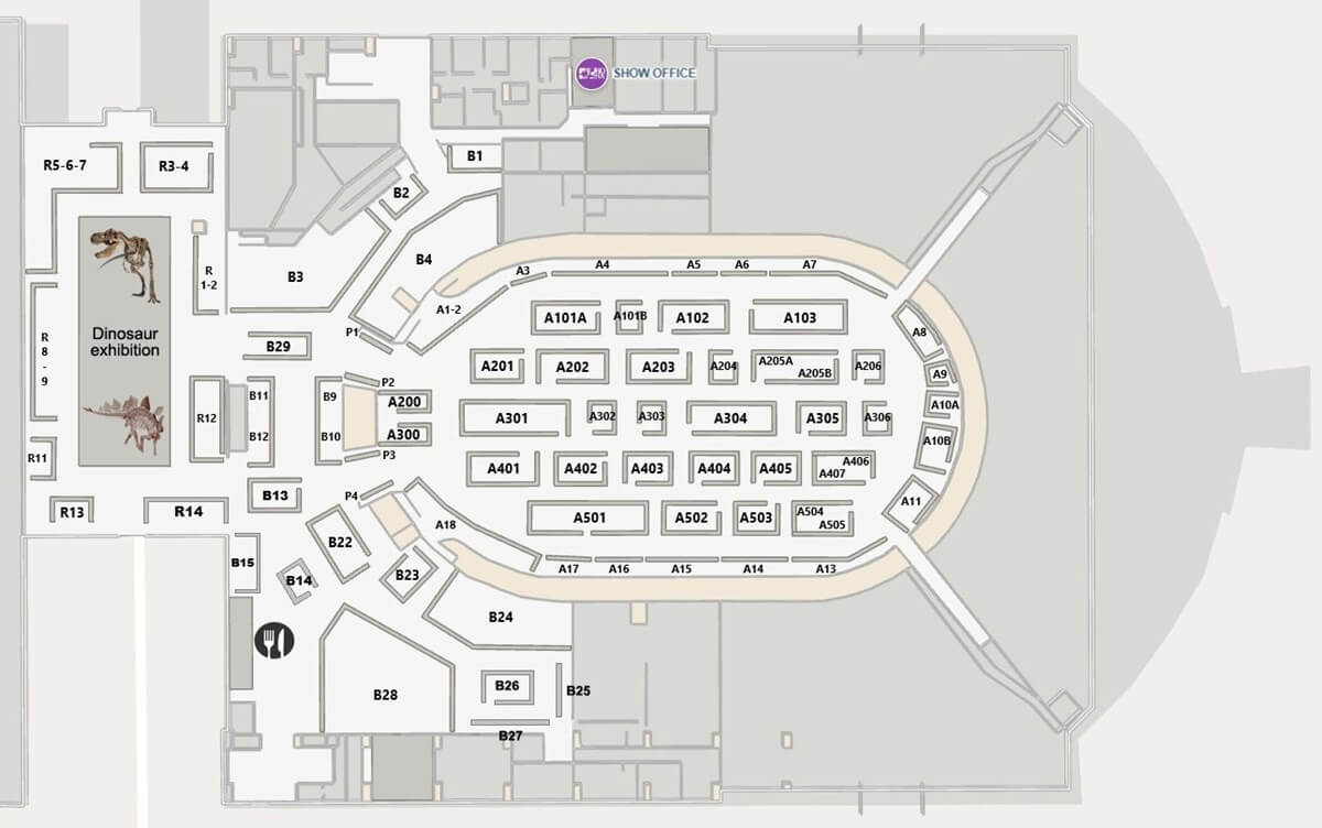 floorplan Colorado Minerals, Fossils & Gems Show