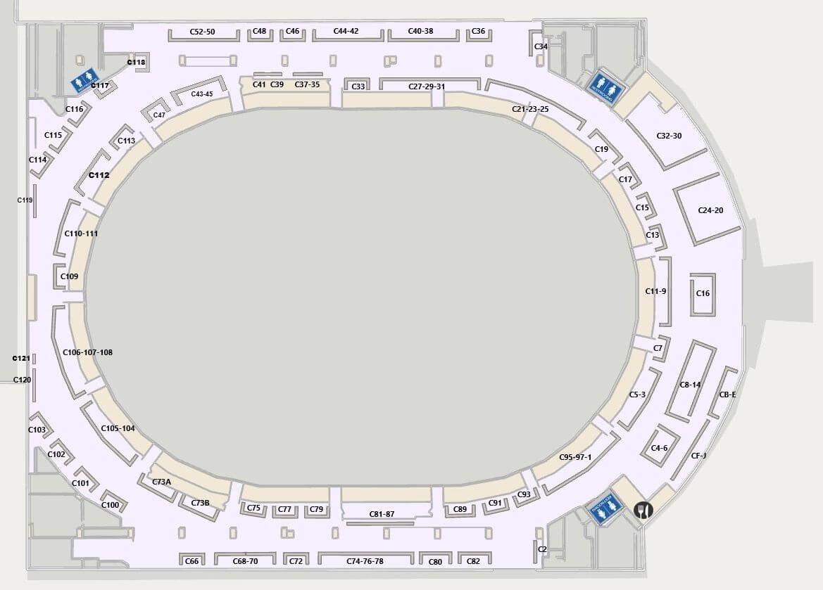 floorplan Colorado Minerals, Fossils & Gems Show