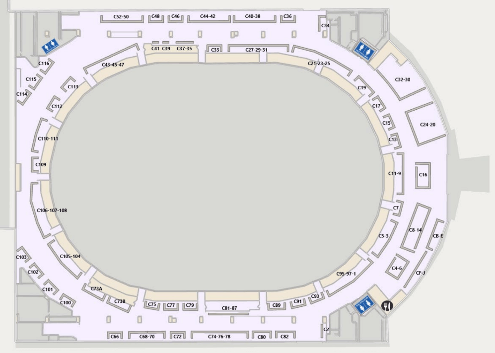 floorplan 2025 Colorado Minerals, Fossils & Gems Show