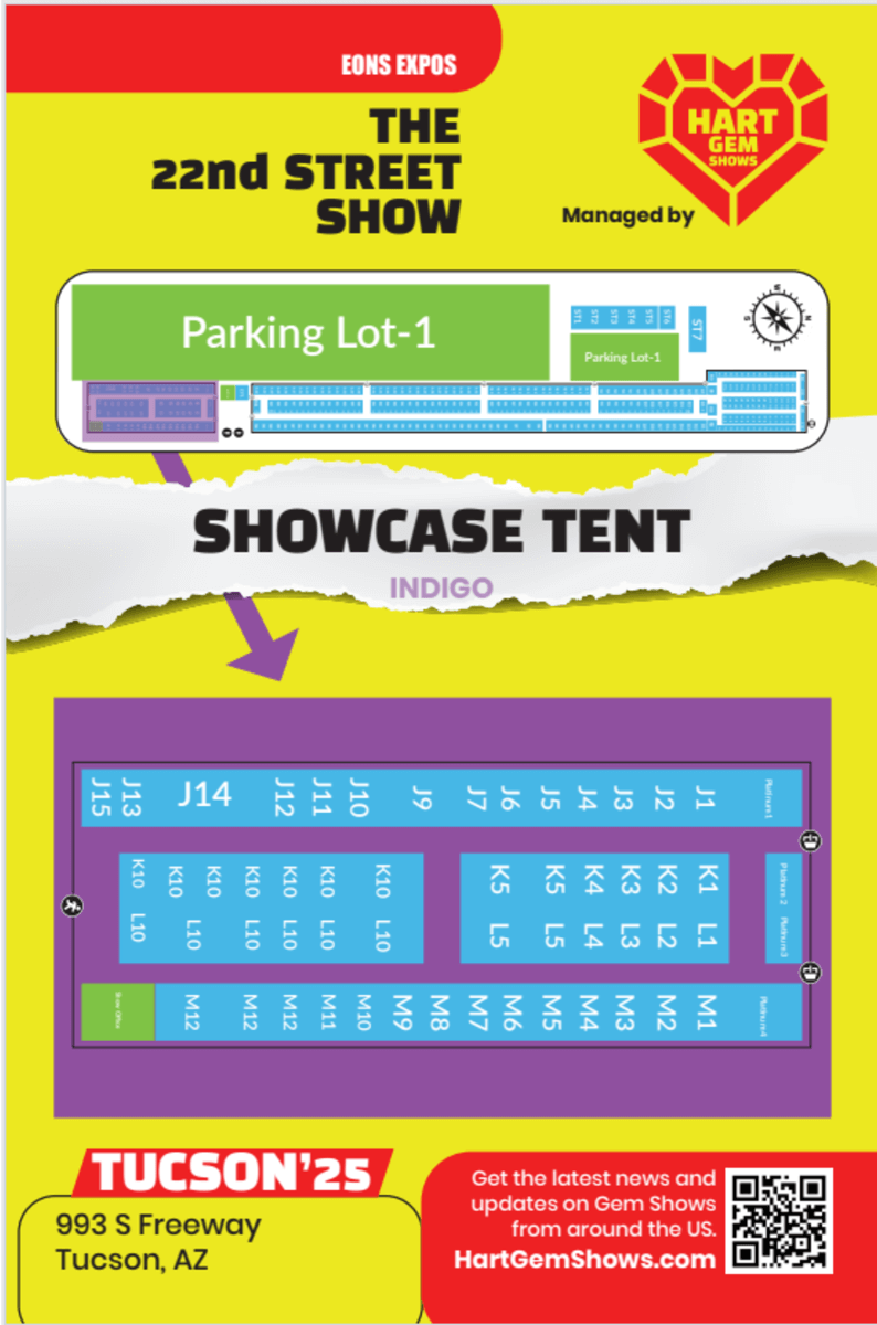 floorplan The Tucson Gem Show on 22nd Street