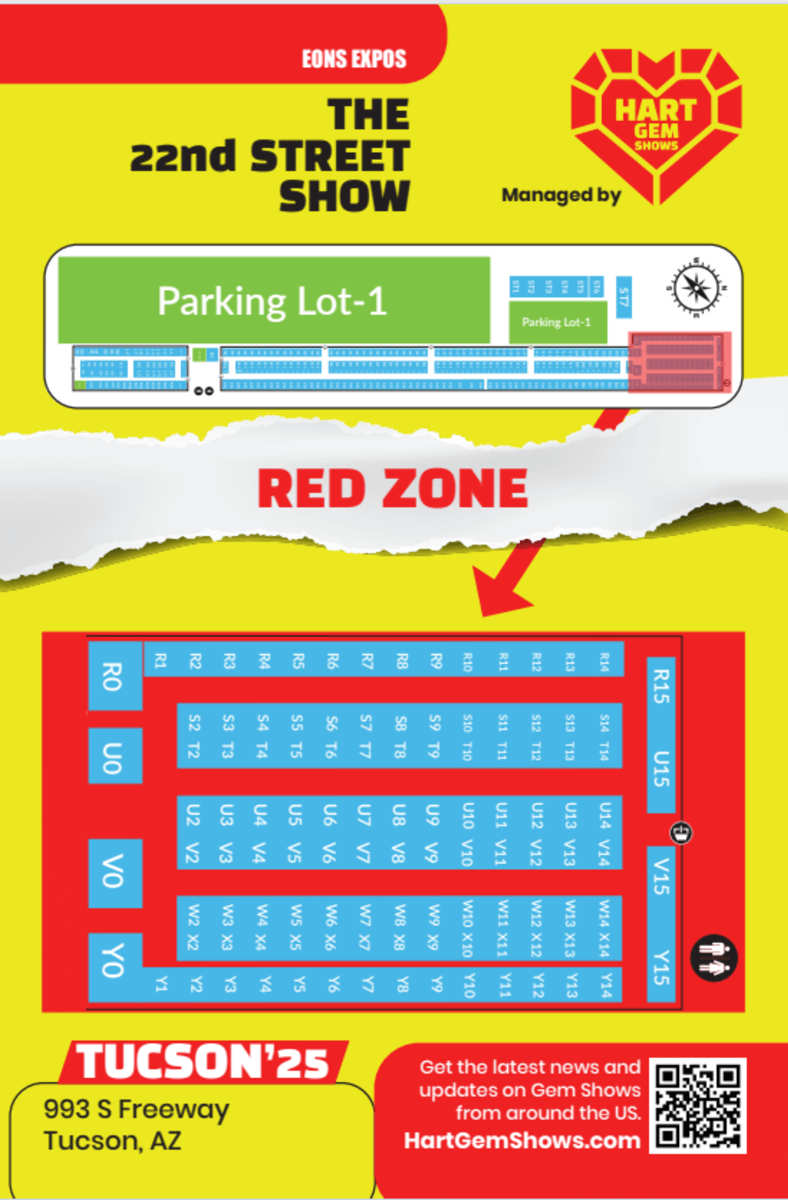 floorplan The Tucson Gem Show on 22nd Street