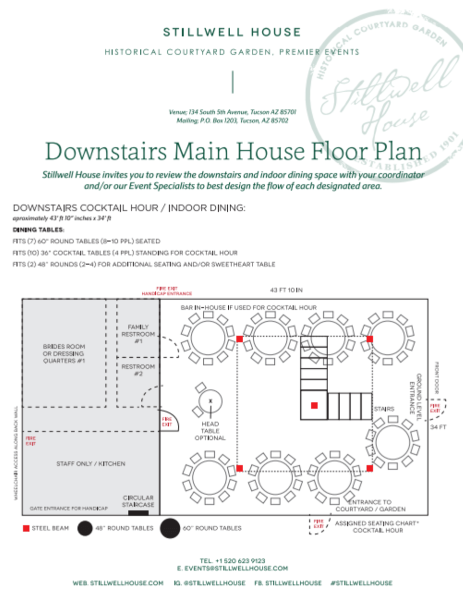 floorplan MELEE THE SHOW - Tucson