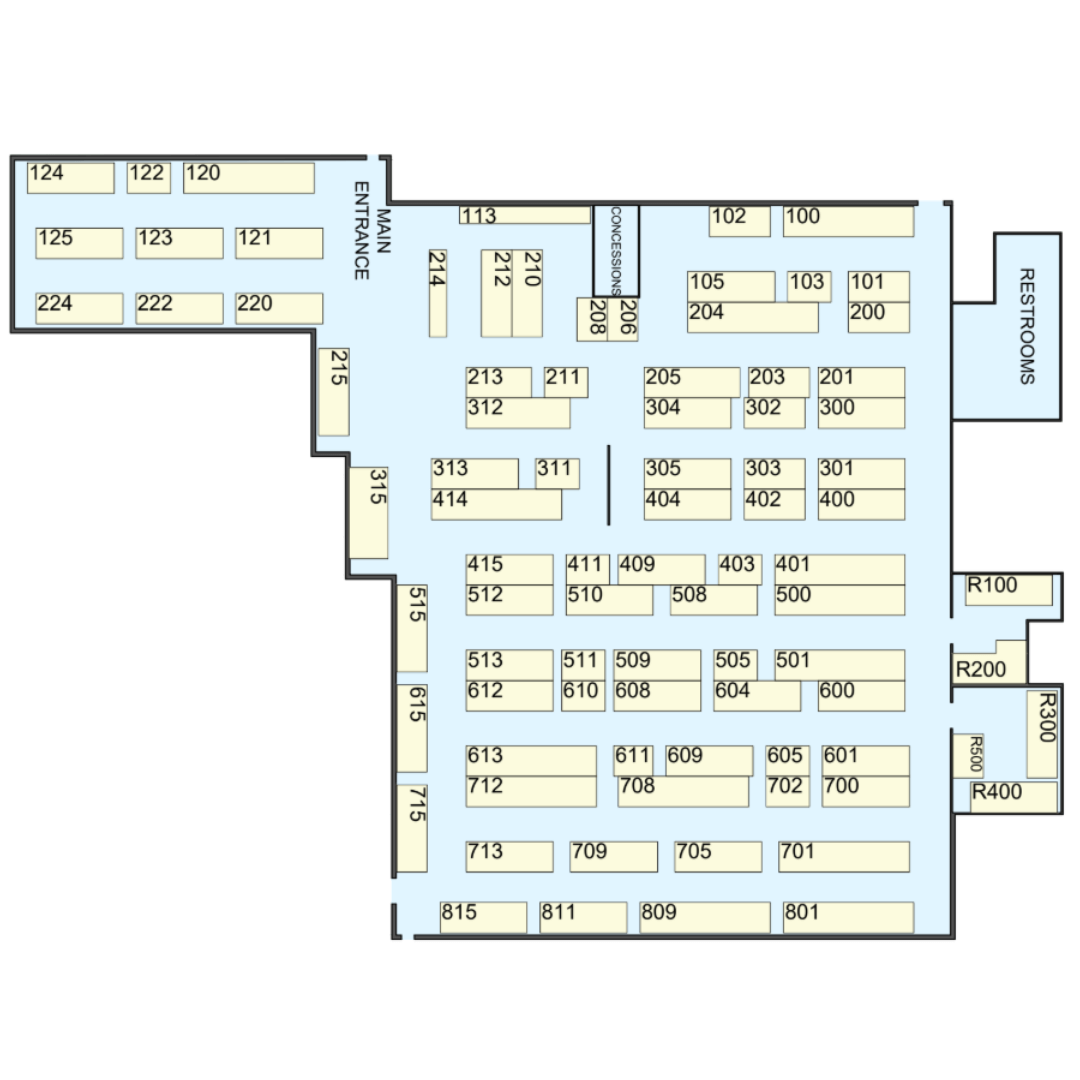 floorplan InterGem Denver Wholesale Gem & Jewelry Show