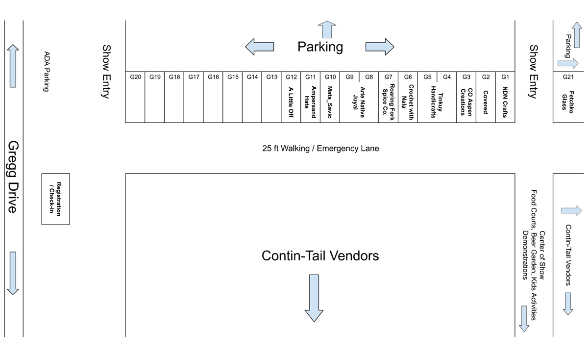 Gold Rush Days Layout