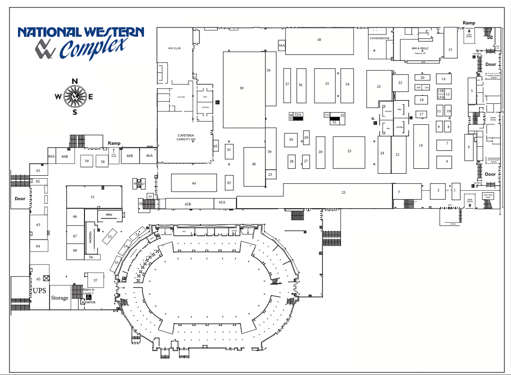 floorplan Denver Expo Gem Show