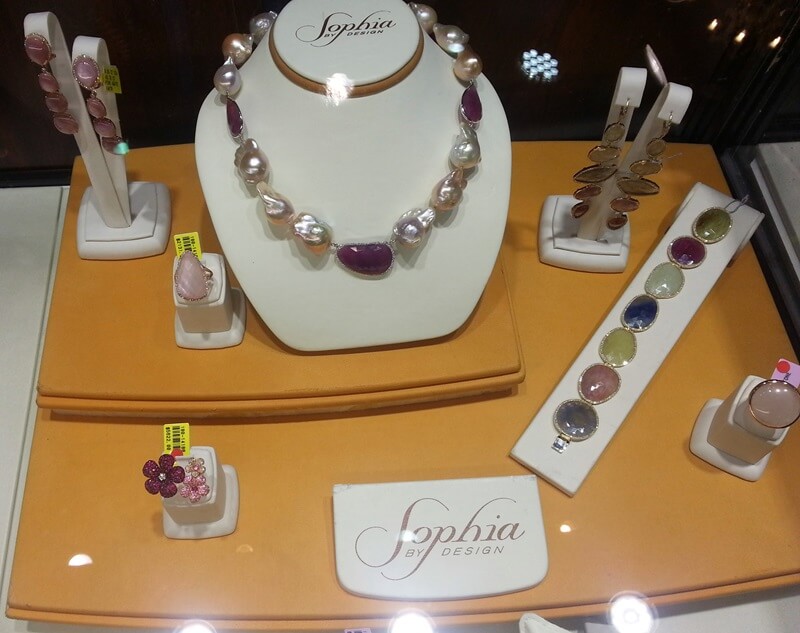 Colored gems and pearls from Sophia by Design