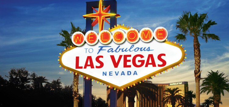 The iconic WELCOME to Fabulous Las Vegas sign 