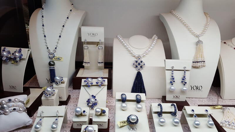 YOKO London took Pearls to the next level with Sapphires
