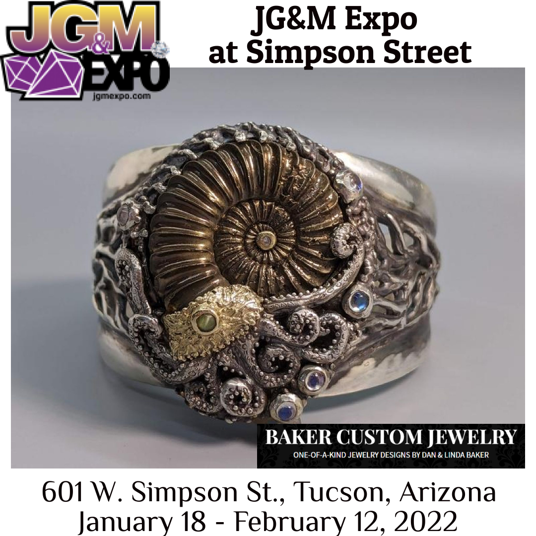 Baker Custom Jewelry at JG&M Expo at Simpson Street 
January 18 - February 12, 2022