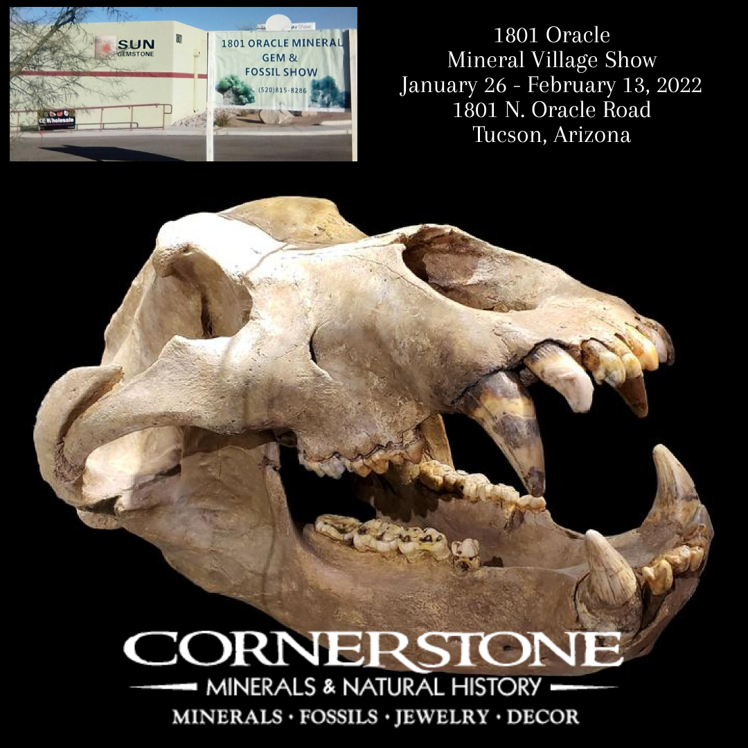 Cornerstone Minerals at The 1801 Oracle Mineral Village Show