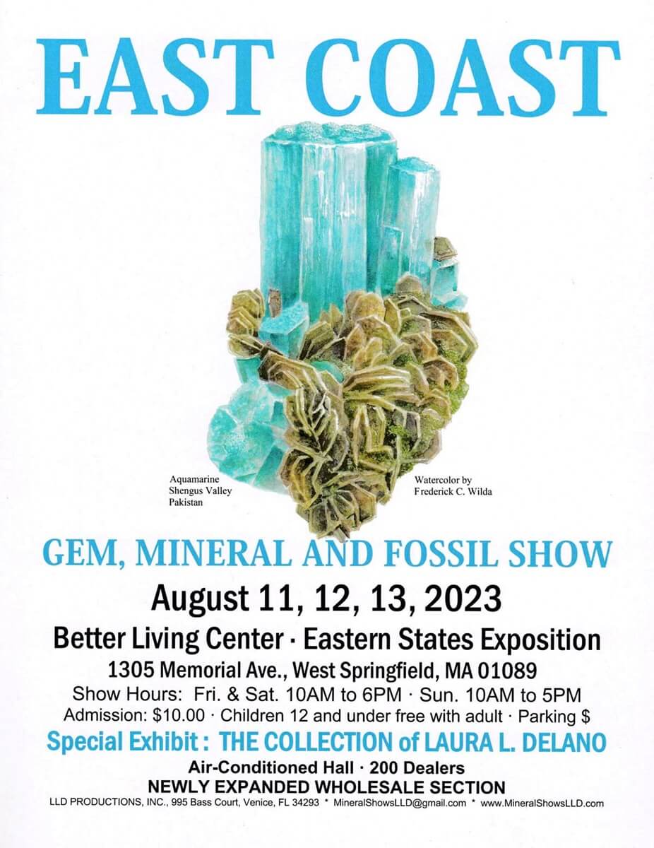 2023 East Coast Gem, Mineral & Fossil Show