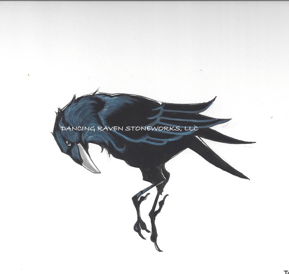 Dancing Raven Stoneworks, LLC Logo