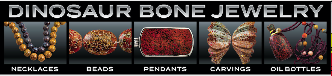 Dinosaur Bone Jewelry & Essential Oil Pendants Logo