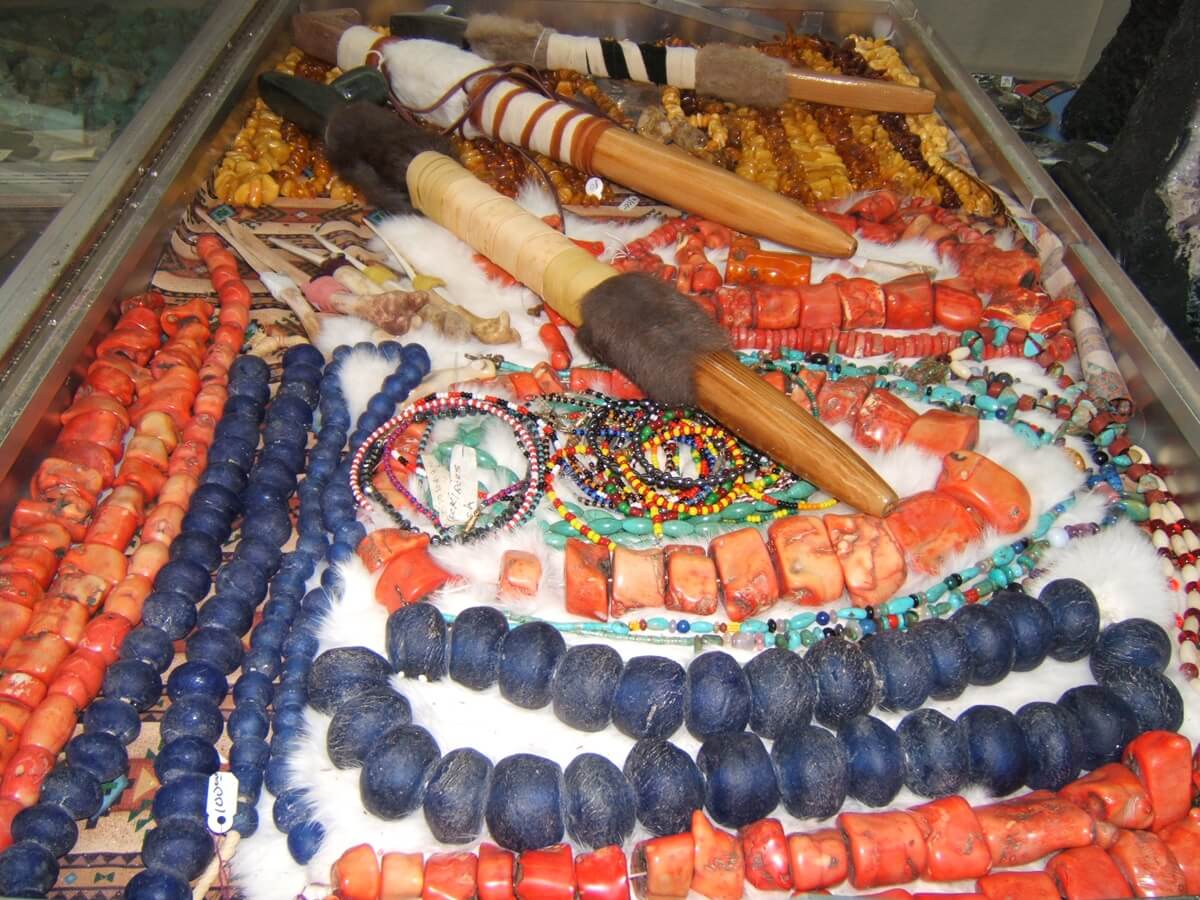 Old Antique (1600-1800) trade beads and Tibetan Coral beads.